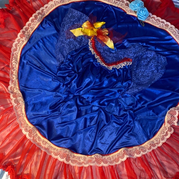 Vtg Silky Snow White Sissy Ruffled LACE SWEEP NIGHTGOWN OSFM - Picture 8 of 16